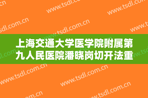 上海交通大学医学院附属第九人民医院潘晓岗切开法重睑术大楷需要多少钱?靠谱吗?