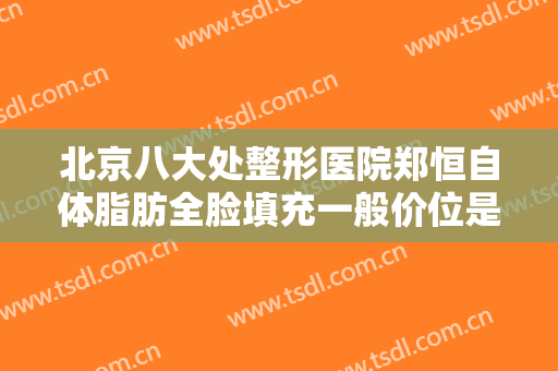 北京八大处整形医院郑恒自体脂肪全脸填充一般价位是多少费用?效果怎么样?