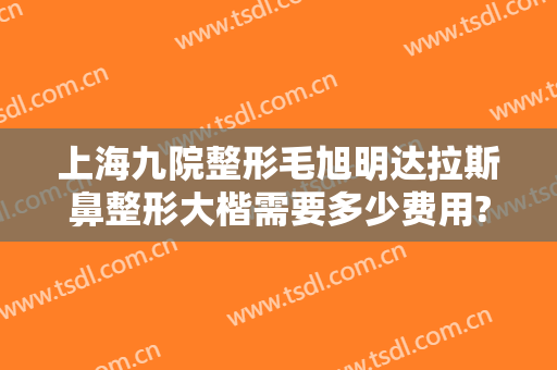 上海九院整形毛旭明达拉斯鼻整形大楷需要多少费用?需要多久恢复?