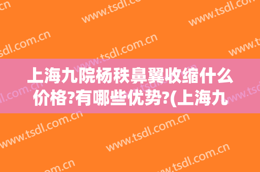 上海九院杨秩鼻翼收缩什么价格?有哪些优势?(上海九院做鼻翼缩小手术需要多少钱)