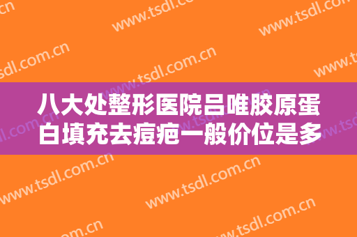 八大处整形医院吕唯胶原蛋白填充去痘疤一般价位是多少钱?有哪些优势?