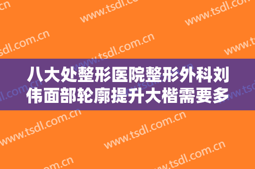 八大处整形医院整形外科刘伟面部轮廓提升大楷需要多少费用?效果怎么样?