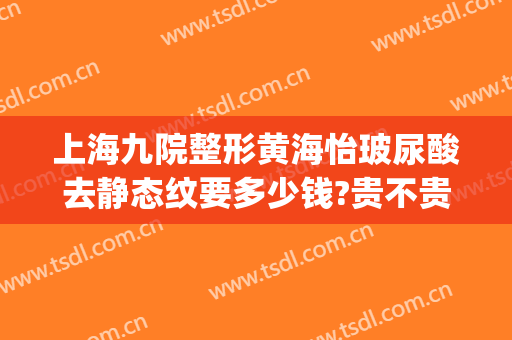 上海九院整形黄海怡玻尿酸去静态纹要多少钱?贵不贵?(上海九院玻尿酸价格是多少)