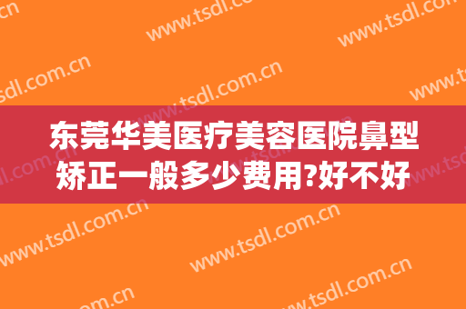 东莞华美医疗美容医院鼻型矫正一般多少费用?好不好?(华美美容医院做鼻子多少钱)