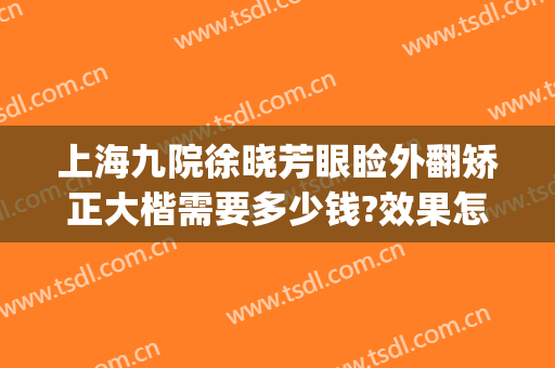 上海九院徐晓芳眼睑外翻矫正大楷需要多少钱?效果怎么样?(上海九院上睑下垂专家哪个做的好)