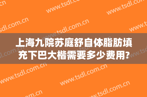 上海九院苏庭舒自体脂肪填充下巴大楷需要多少费用?可靠吗?(上海九院全脸脂肪填充多少钱)