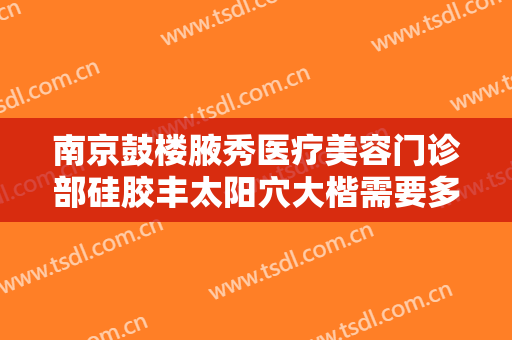 南京鼓楼腋秀医疗美容门诊部硅胶丰太阳穴大楷需要多少钱?好不好?
