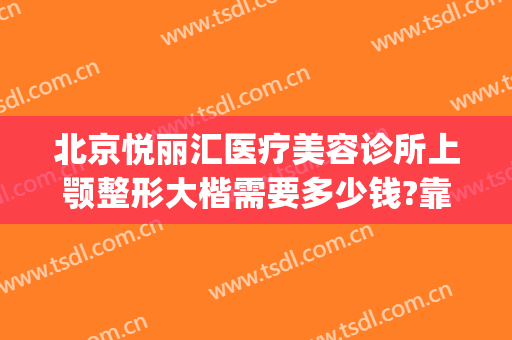 北京悦丽汇医疗美容诊所上颚整形大楷需要多少钱?靠谱吗?(北京悦丽汇医疗美容诊所有限公司)