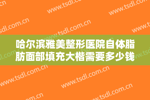 哈尔滨雅美整形医院自体脂肪面部填充大楷需要多少钱?靠谱吗?