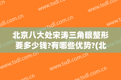 北京八大处宋涛三角眼整形要多少钱?有哪些优势?(北京八大处整形双眼皮多少钱)