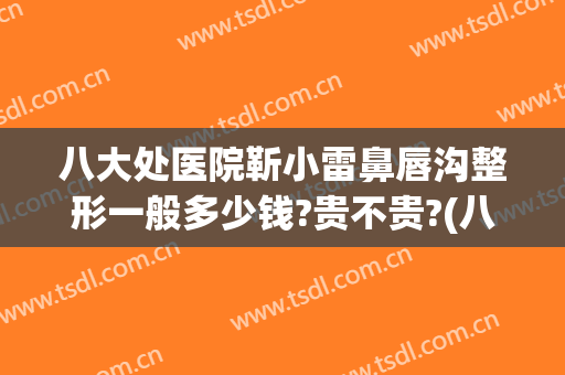 八大处医院靳小雷鼻唇沟整形一般多少钱?贵不贵?(八大处靳小雷双眼皮手术价格)