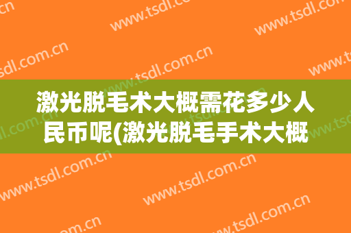 激光脱毛术大概需花多少人民币呢(激光脱毛手术大概需要多少钱呢)