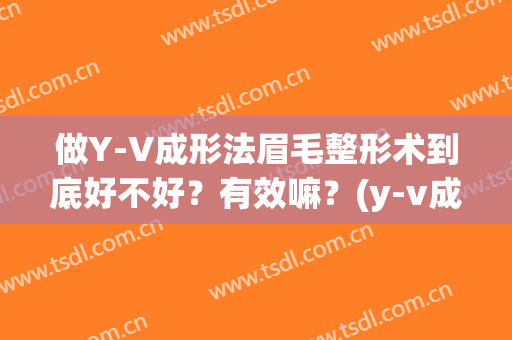 做Y-V成形法眉毛整形术到底好不好？有效嘛？(y-v成型术)