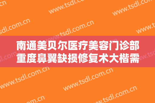 南通美贝尔医疗美容门诊部重度鼻翼缺损修复术大楷需要多少费用?贵不贵?