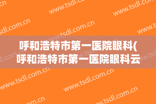 呼和浩特市第一医院眼科(呼和浩特市第一医院眼科云丽霞预约挂号)
