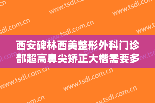 西安碑林西美整形外科门诊部超高鼻尖矫正大楷需要多少钱?贵不贵?(北京高碑店整形医院)