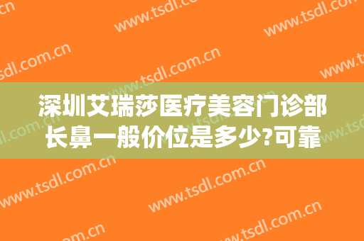 深圳艾瑞莎医疗美容门诊部长鼻一般价位是多少?可靠吗?(深圳艾瑞莎医疗美容门诊部有限公司)