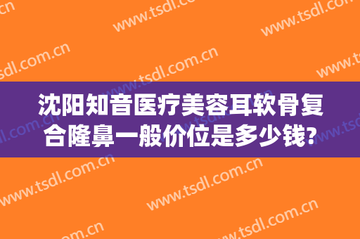 沈阳知音医疗美容耳软骨复合隆鼻一般价位是多少钱?怎么样?(三甲医院耳软骨隆鼻价格)