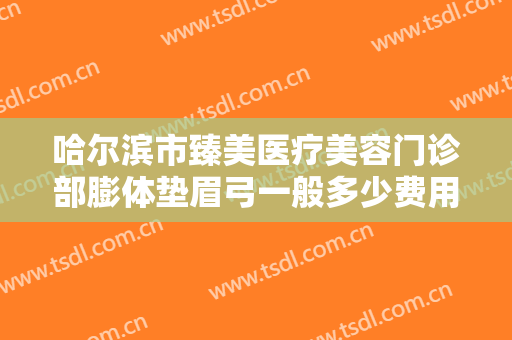 哈尔滨市臻美医疗美容门诊部膨体垫眉弓一般多少费用?贵不贵?