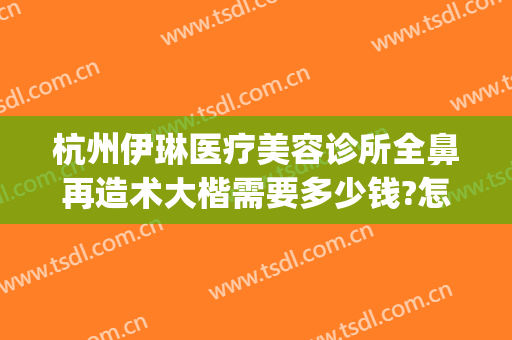 杭州伊琳医疗美容诊所全鼻再造术大楷需要多少钱?怎么样?(杭州伊美整形是正规医院吗)