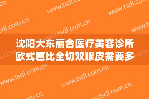 沈阳大东丽合医疗美容诊所欧式芭比全切双眼皮需要多少钱?贵不贵?(沈阳东北国际医院美容整形科)