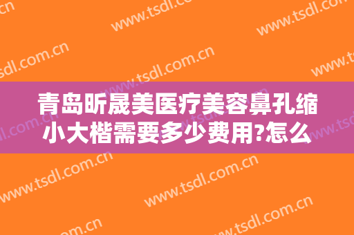 青岛昕晟美医疗美容鼻孔缩小大楷需要多少费用?怎么样?