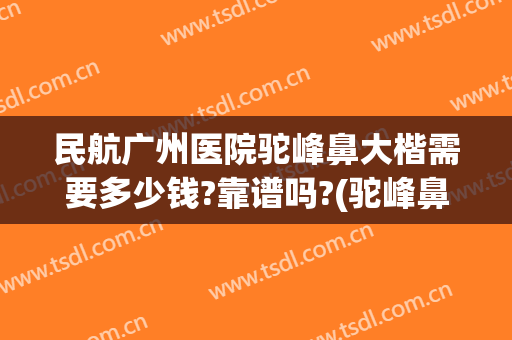 民航广州医院驼峰鼻大楷需要多少钱?靠谱吗?(驼峰鼻手术费用)