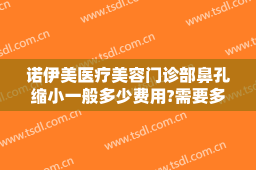 诺伊美医疗美容门诊部鼻孔缩小一般多少费用?需要多久恢复?