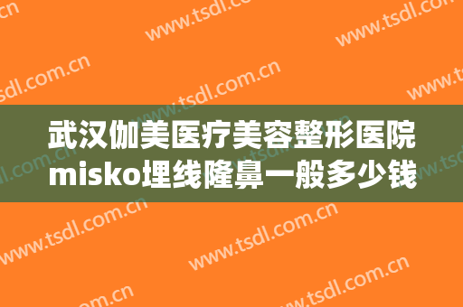 武汉伽美医疗美容整形医院misko埋线隆鼻一般多少钱?多长时间恢复?(伽美整形医院医生)