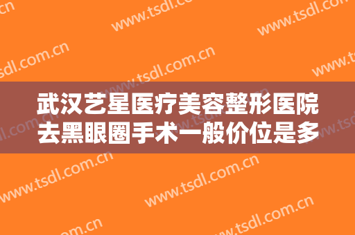 武汉艺星医疗美容整形医院去黑眼圈手术一般价位是多少费用?怎么样?
