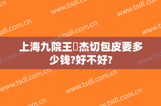 上海九院王彧杰切包皮要多少钱?好不好?