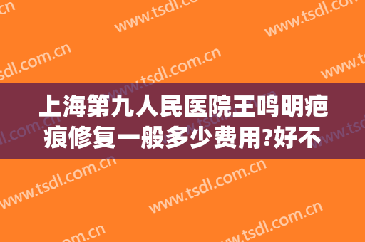 上海第九人民医院王鸣明疤痕修复一般多少费用?好不好?(上海第九人民医院创面修复科)
