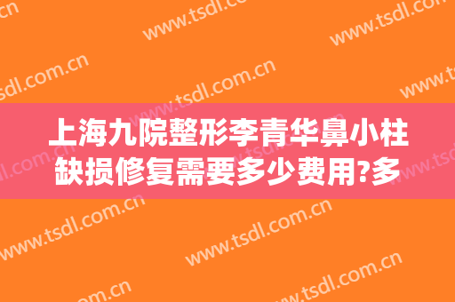 上海九院整形李青华鼻小柱缺损修复需要多少费用?多长时间恢复?(上海九院李青峰做鼻子怎么样)