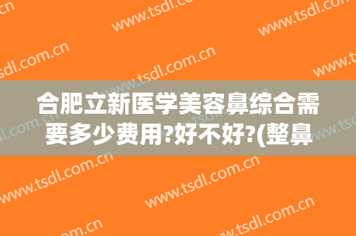 合肥立新医学美容鼻综合需要多少费用?好不好?(整鼻子大概多少费用合肥)