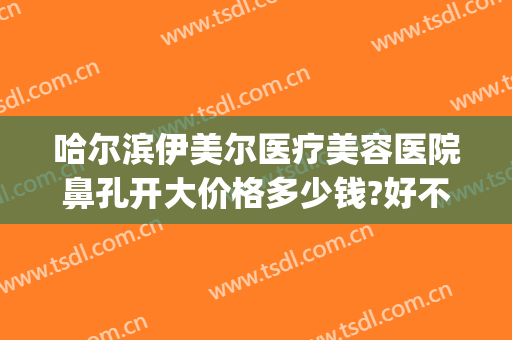 哈尔滨伊美尔医疗美容医院鼻孔开大价格多少钱?好不好?(哈尔滨伊美尔整形美容医院)