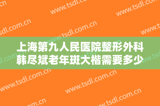 上海第九人民医院整形外科韩尽斌老年斑大楷需要多少费用?效果怎么样?