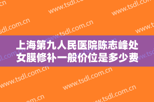 上海第九人民医院陈志峰处女膜修补一般价位是多少费用?好不好?