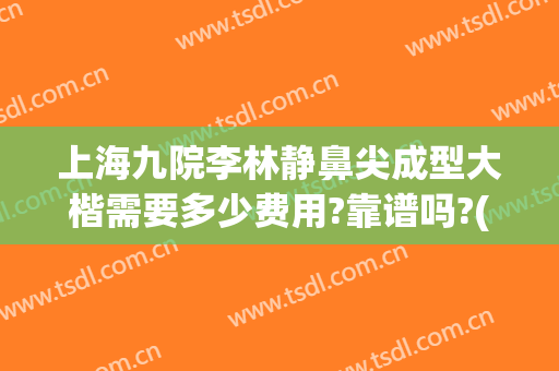 上海九院李林静鼻尖成型大楷需要多少费用?靠谱吗?(上海九院整鼻子需要多少钱)