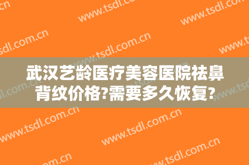 武汉艺龄医疗美容医院祛鼻背纹价格?需要多久恢复?