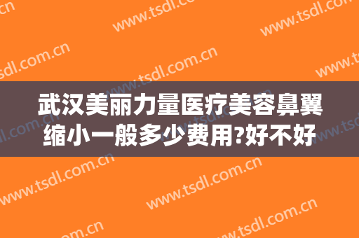 武汉美丽力量医疗美容鼻翼缩小一般多少费用?好不好?(武汉鼻翼缩小好的医院)