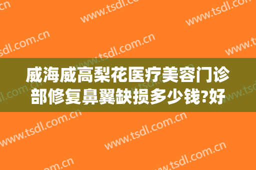 威海威高梨花医疗美容门诊部修复鼻翼缺损多少钱?好不好?(威高梨花整形医院)