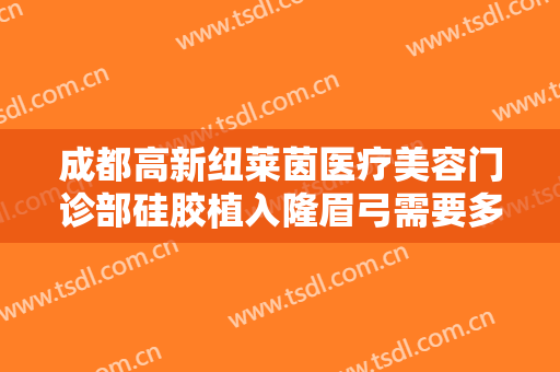 成都高新纽莱茵医疗美容门诊部硅胶植入隆眉弓需要多少钱?有哪些优势?