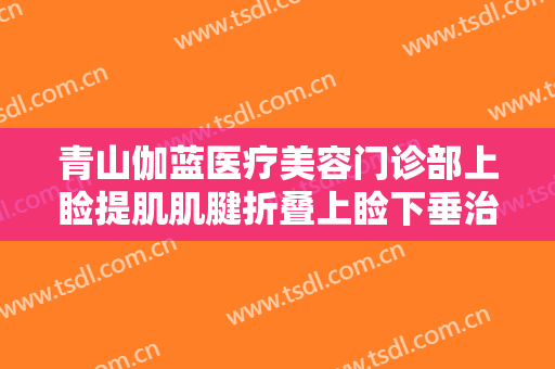 青山伽蓝医疗美容门诊部上睑提肌肌腱折叠上睑下垂治疗一般价位是多少钱?需要多久恢复?