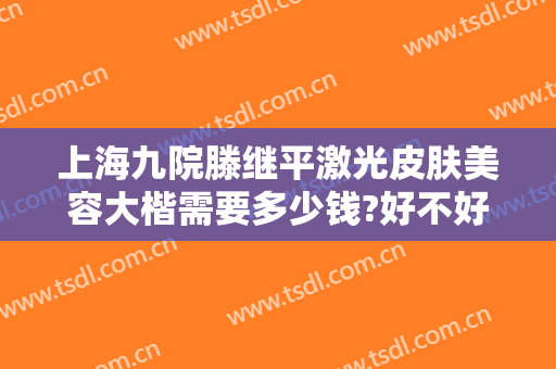 上海九院滕继平激光皮肤美容大楷需要多少钱?好不好?