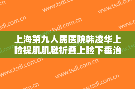 上海第九人民医院韩凌华上睑提肌肌腱折叠上睑下垂治疗需要多少钱?好不好?