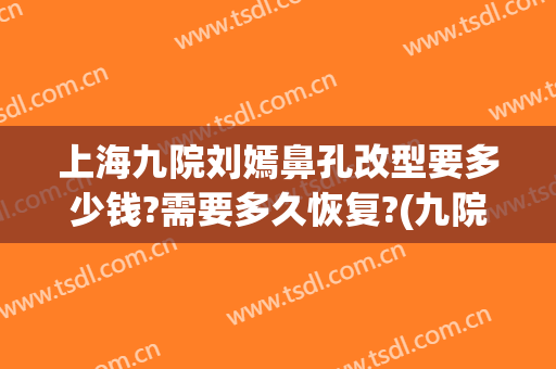 上海九院刘嫣鼻孔改型要多少钱?需要多久恢复?(九院鼻翼缩小价格)
