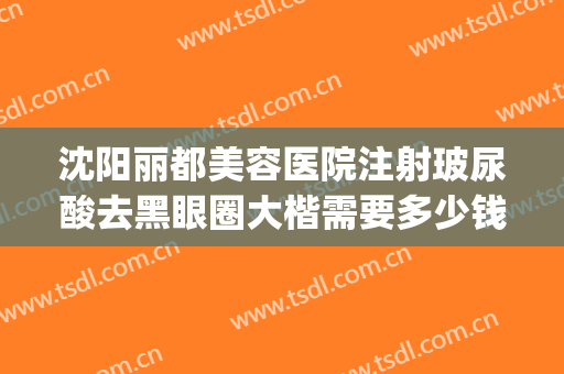 沈阳丽都美容医院注射玻尿酸去黑眼圈大楷需要多少钱?靠谱吗?(沈阳丽都整形美容医院)