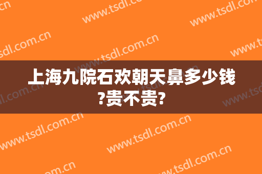 上海九院石欢朝天鼻多少钱?贵不贵?