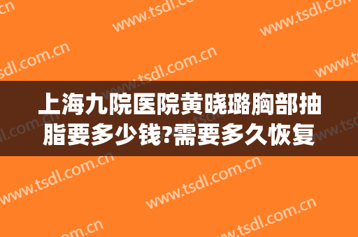 上海九院医院黄晓璐胸部抽脂要多少钱?需要多久恢复?(上海九院抽脂经历)