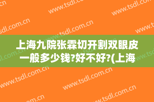 上海九院张霖切开割双眼皮一般多少钱?好不好?(上海九院割双眼皮需要多少钱一次)